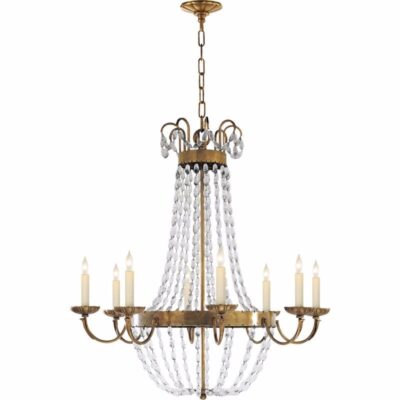 Paris Market Chandelier--large - Antique Burnished Brass