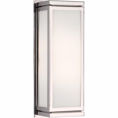 Straight Edge Sconce--small - Polished Nickel
