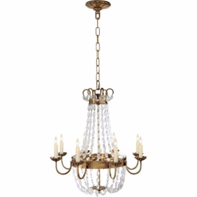 Paris Market Chandelier--medium - Antique Burnished Brass