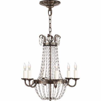 Paris Market Chandelier--petite - Sheffield Silver