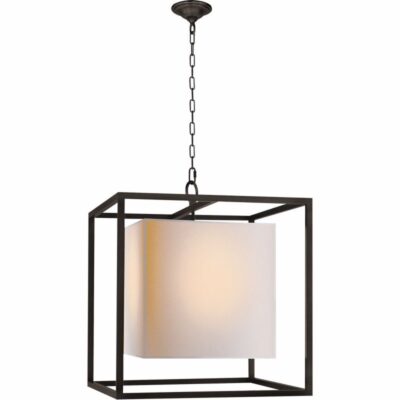 Perfect Square Medium Lantern - Bronze