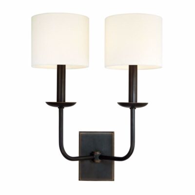 Pristine Double Sconce - Old Bronze