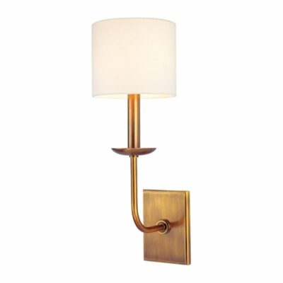 Pristine Single Sconce - Aged Brass