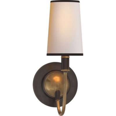 Retro Modern Sconce - Bronze & Hand-rubbed Antique Brass