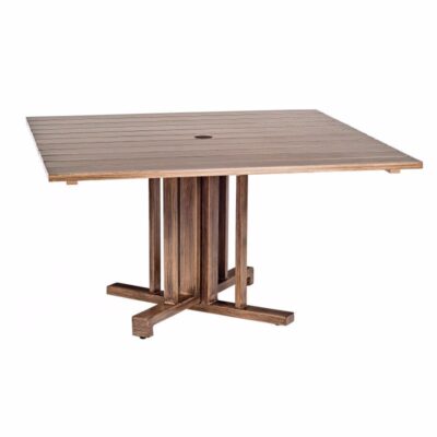 Woodlands Square Dining Umbrella Table