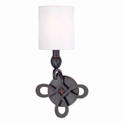 Ribbon Single Sconce - Old Bronze