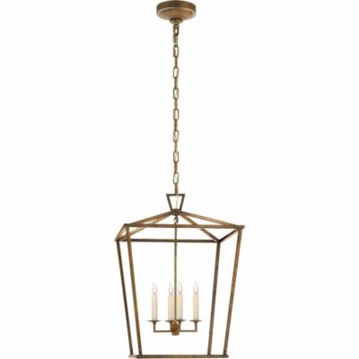 Framework Medium Lantern - Gilded Iron