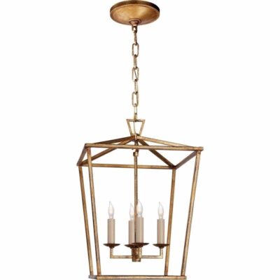 Framework Small Lantern - Gilded Iron