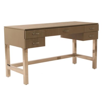Polished Stainless Steel Desk