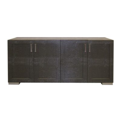Leather Wrapped Sideboard