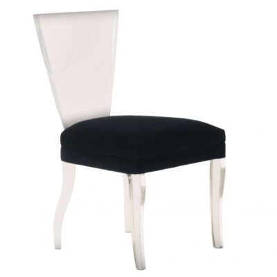 Acrylic Trapezoid  Sidechair
