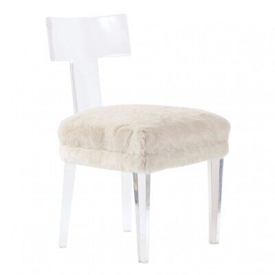 Acrylic Klismos  Sidechair