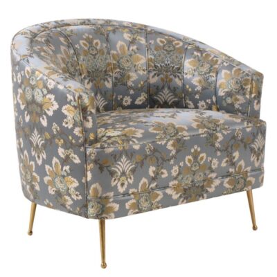 Scallop Channeled  Lounge Chair