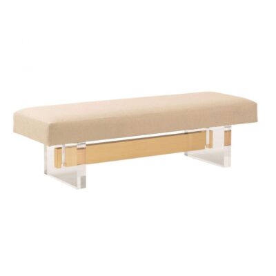 Acrylic Block Leg  Bench