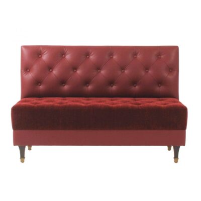 Diamond Button Tufted Restaurant Banquette