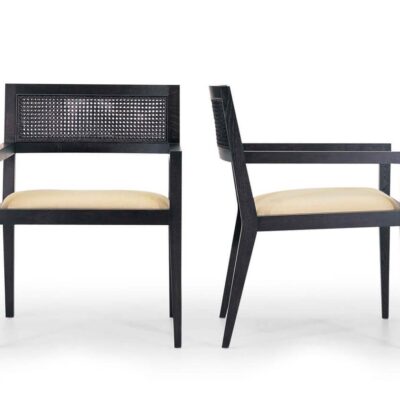 Cane Back Dining Arm Chair