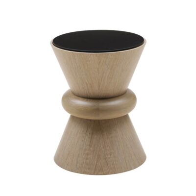 G Stool With Glass Top