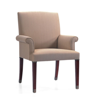 Armchair With Satin Brass
