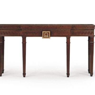 Greek Key Console Table