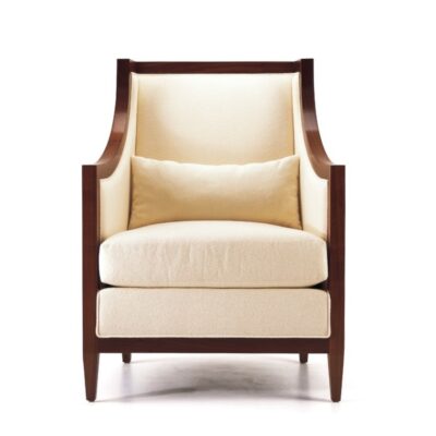 Paris Chair With Polished Chrome Nail Heads
