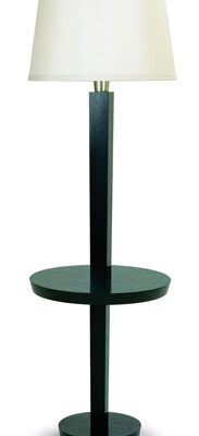 Salon Floor Lamp With Tabletop