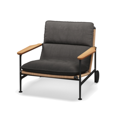 Lounge Chair With Teak Arms
