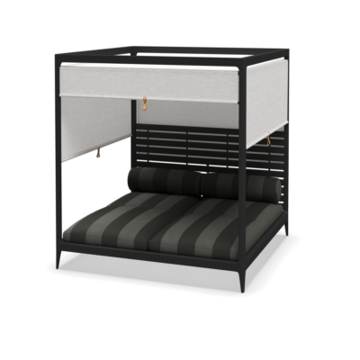 Daybed With Aluminium Back & Screens
