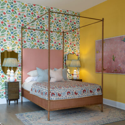 Rita Four Poster Bed – Cane Wrap (queen)