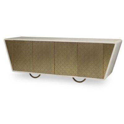 Danish Fishscale Cabinet