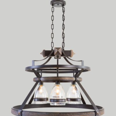 La Viga Round Chandelier
