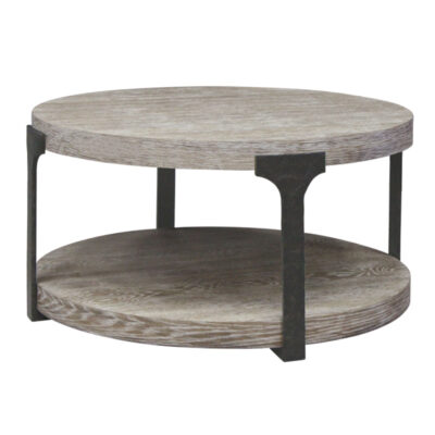 Palm Round Cocktail Table