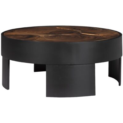 Framed Coffee Table Round, Open Base, Small