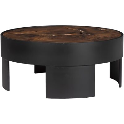 Framed Coffee Table Round, Open Base, Small