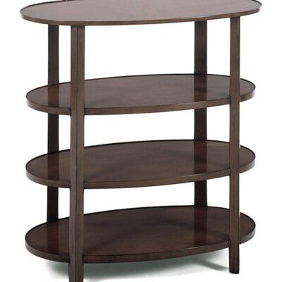 Dunbar Oval Bookcase