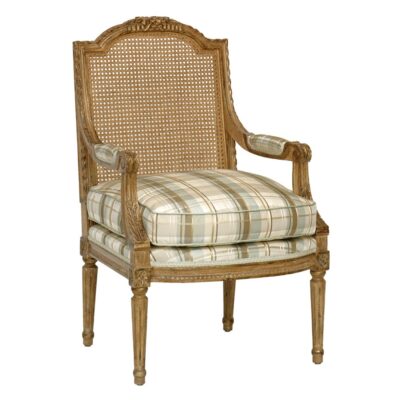 Louis Xvi Ribbon Cane Back Loose Cushion Salon
