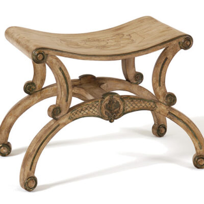 Saddle Hand Painted Bench