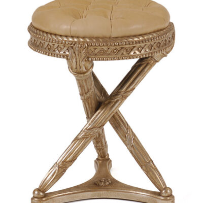 Torch Tufted Vanity Stool