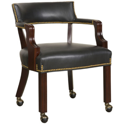 Berkshire Bank Chair With Casters