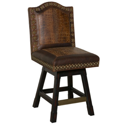 Wild West Swivel Barstool
