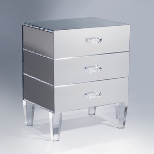 King George Nightstand 3 Drawer