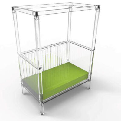 A Sweet Dreams Crib With Canopy