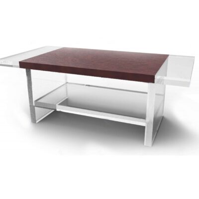 Leather Wrap Coffee Table Showroom Sample