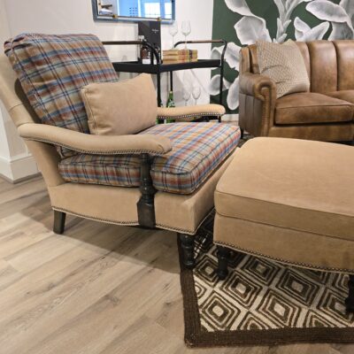 McKinley Pfeiffer Chair + Ottoman